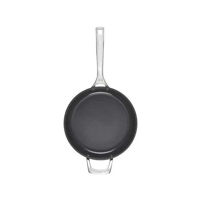 Le Creuset Essential Non-stick Ceramic Sauté Pan with Glass Lid - 4.25 Qt
