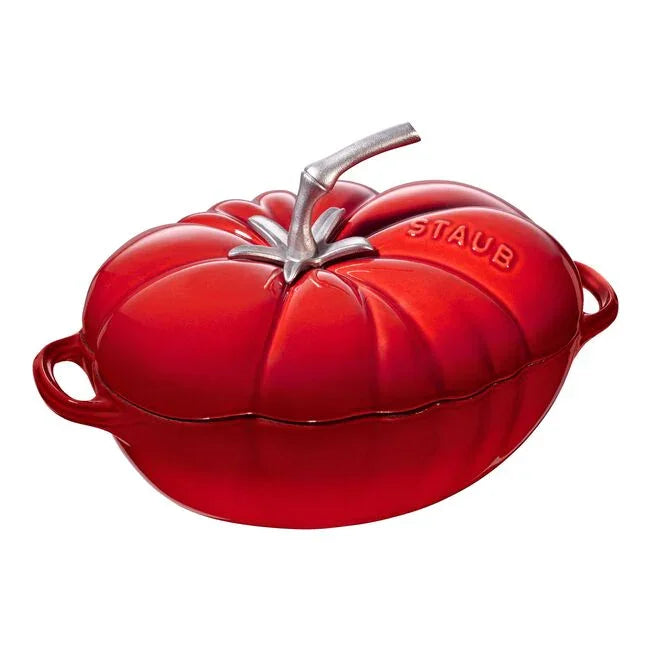 Staub Cast Iron Tomato Dutch Oven - 3 Qt - Cherry