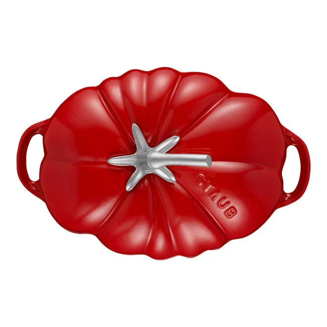 Staub Cast Iron Tomato Dutch Oven - 3 Qt - Cherry