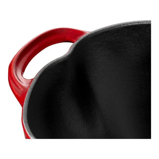 Staub Cast Iron Tomato Dutch Oven - 3 Qt - Cherry