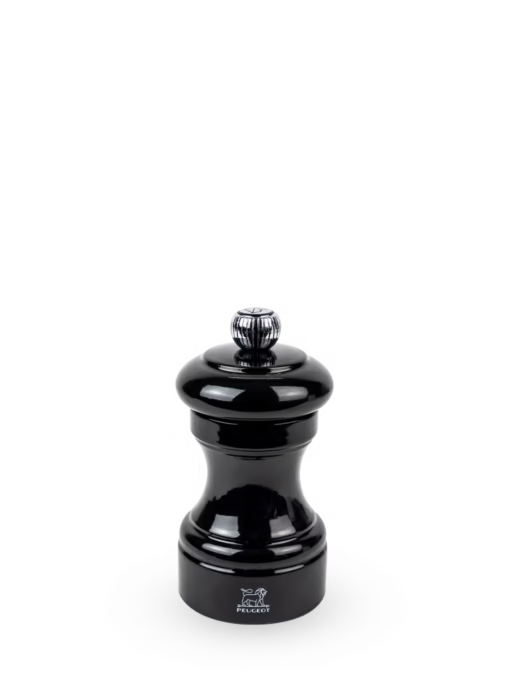 Peugeot Bistro Pepper Mill Black Lacquer Painted Wood - 4"