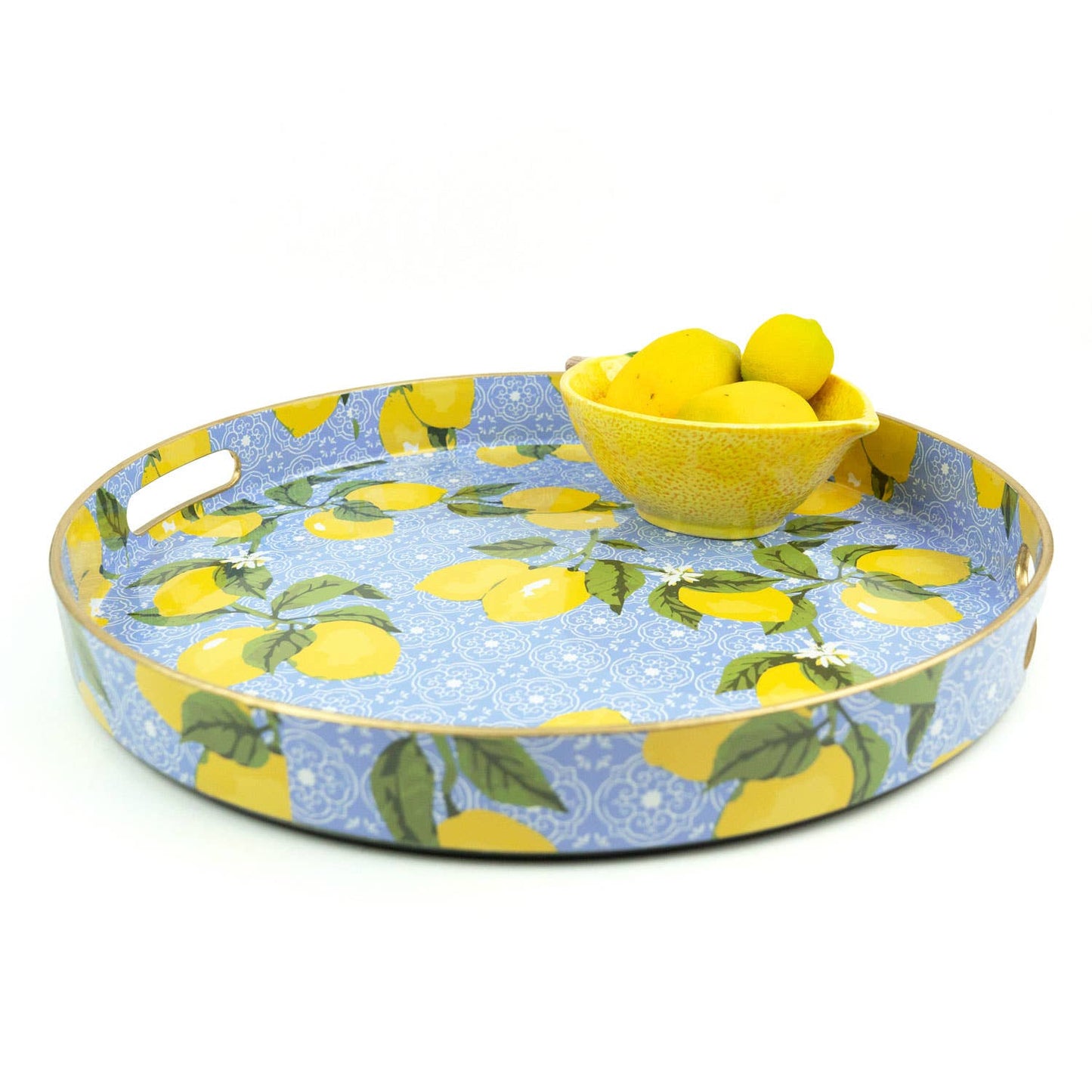 Lemon Round Tray