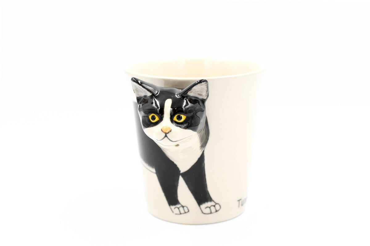 Tuxedo Cat Mug, 10 oz