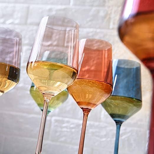 Tonal Stemmed Wine Glassware, Set of 6