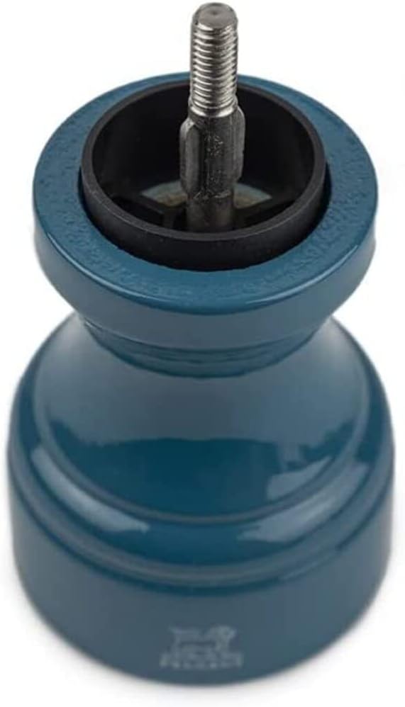 Peugeot Bistro Pepper Mill Pacific Blue Gloss Painted Wood - 4″