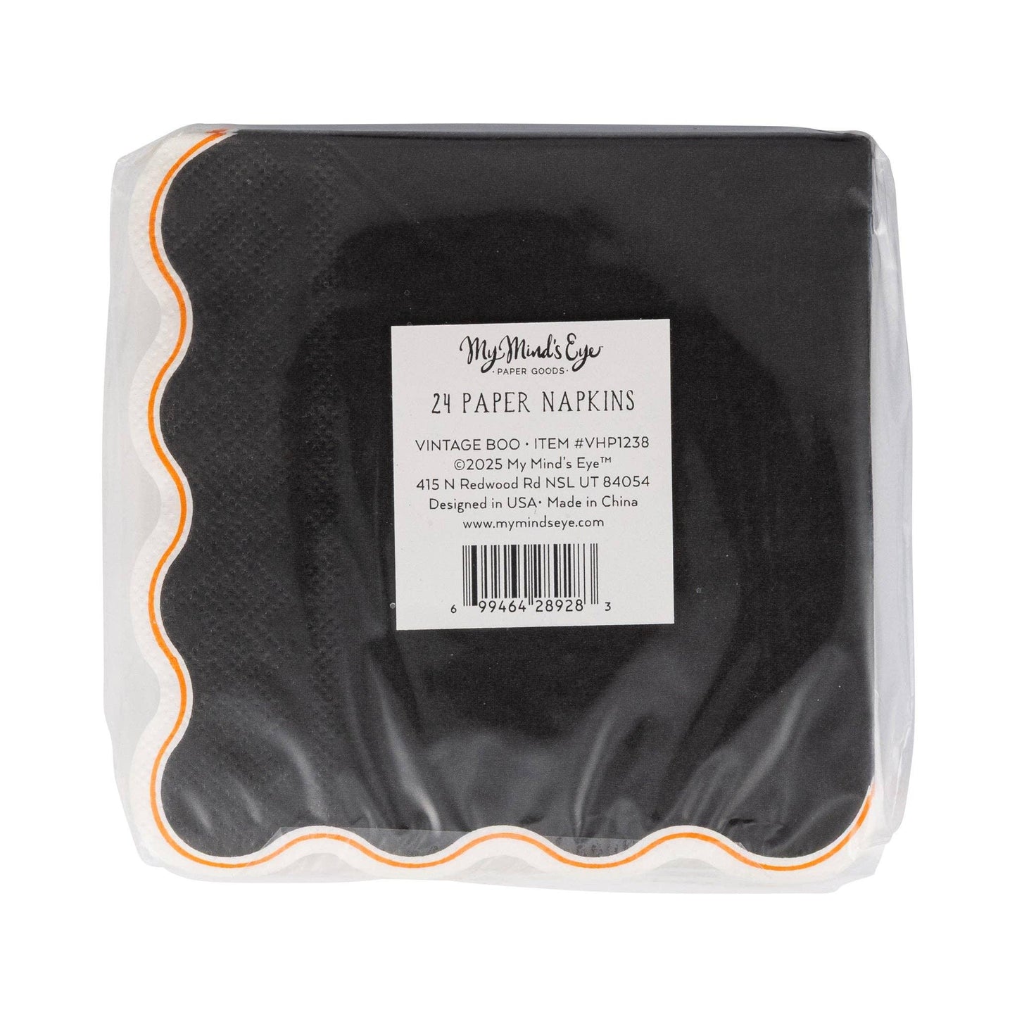 Vintage Boo Cocktail Napkin - Marcel’s Culinary Experience