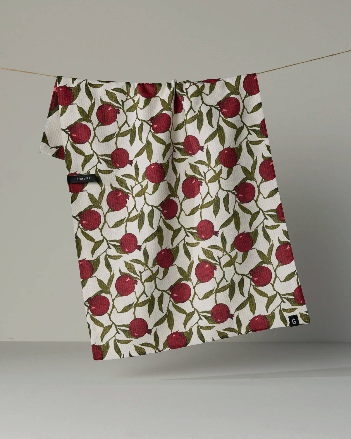 Geometry Ruby Rind LUXE Kitchen Towel