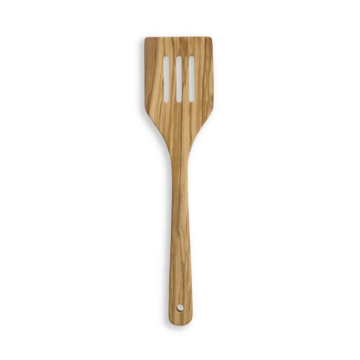 Italian Olivewood Slotted Turner, 12" - Marcel’s Culinary Experience