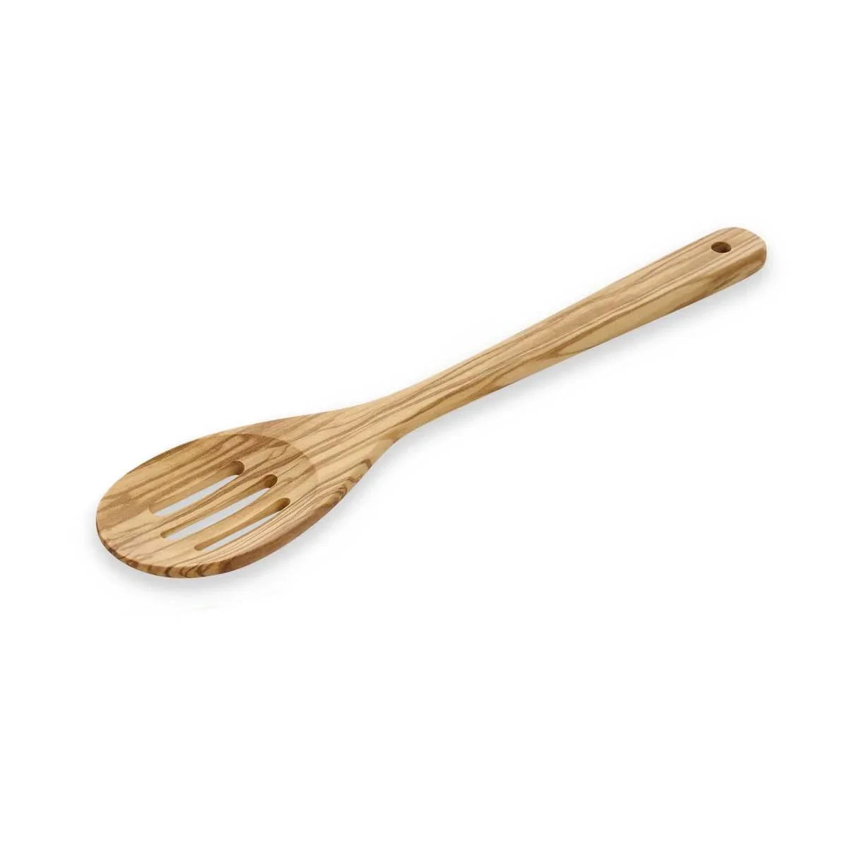 Italian Olivewood Slotted Spoon, 12" - Marcel’s Culinary Experience