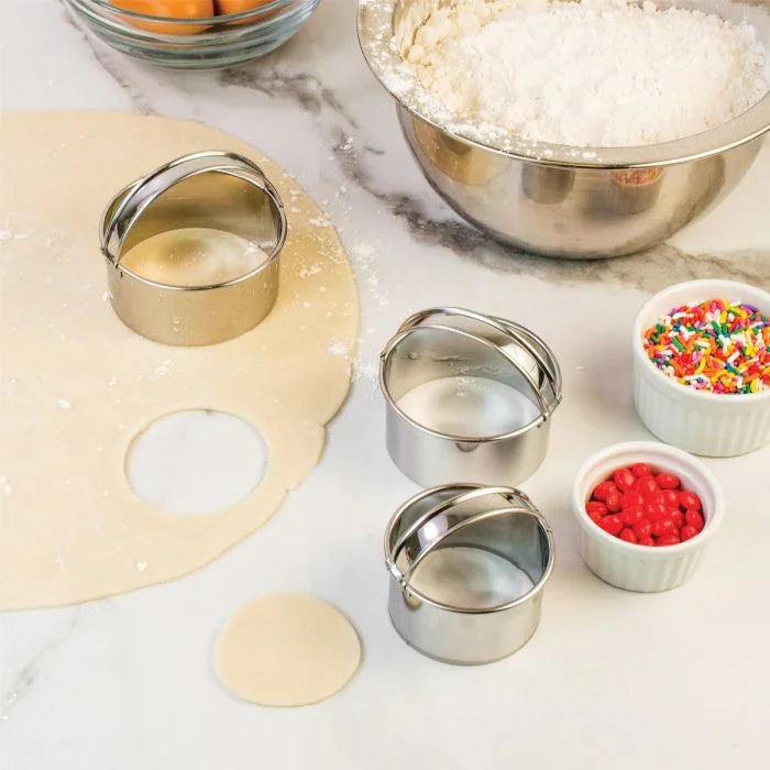 Baking Cookie/Biscuit Fondant Cutters, Set of 3 - Marcel’s Culinary Experience