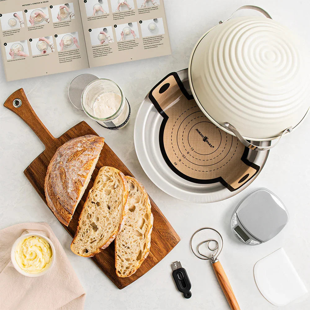 Nordicware Deluxe 10 Piece Simply Sourdough Bread Baking Kit