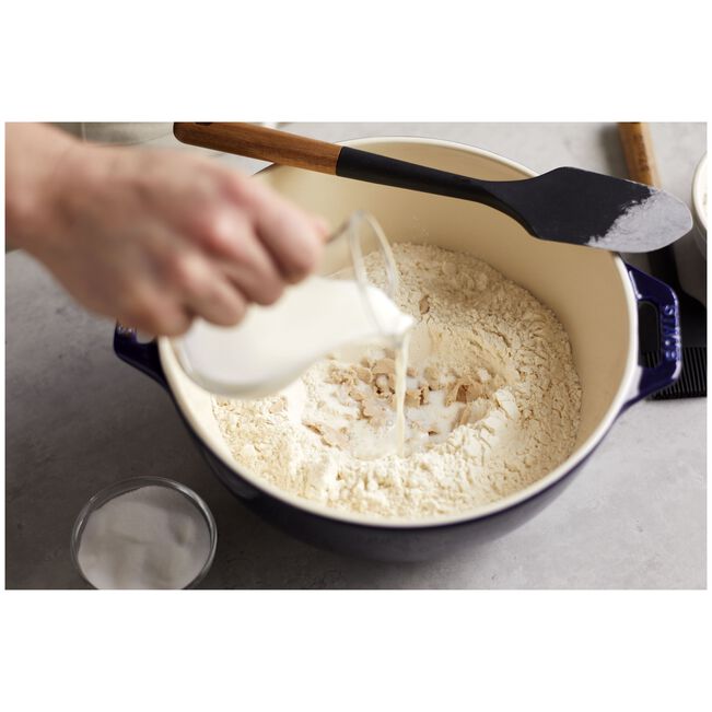 STAUB Silicone Spatula with Acacia Wood Handle