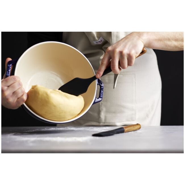 STAUB Silicone Spatula with Acacia Wood Handle