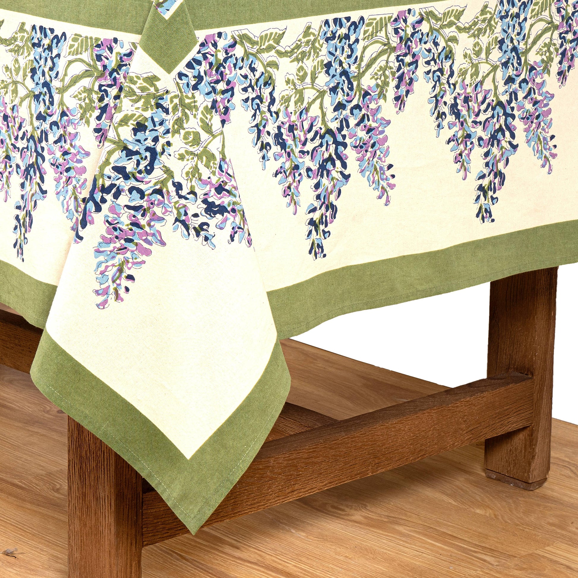 Wisteria Blue & Green | Tablecloths - Marcel’s Culinary Experience