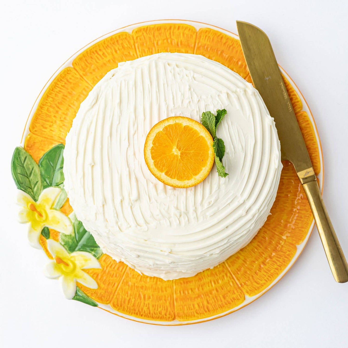 Orange Serving Platter