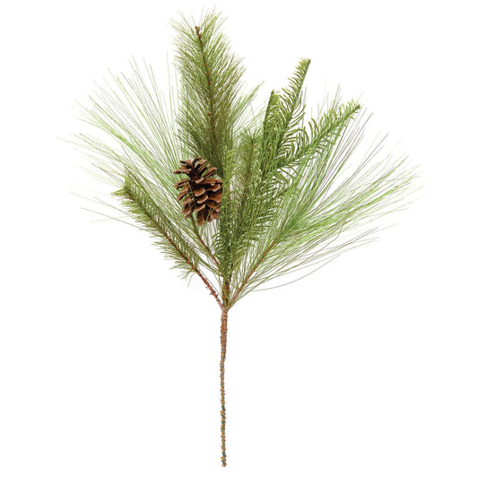 Woodland Mixed Pine Spray with Pinecone, 20" - Marcel’s Culinary Experience