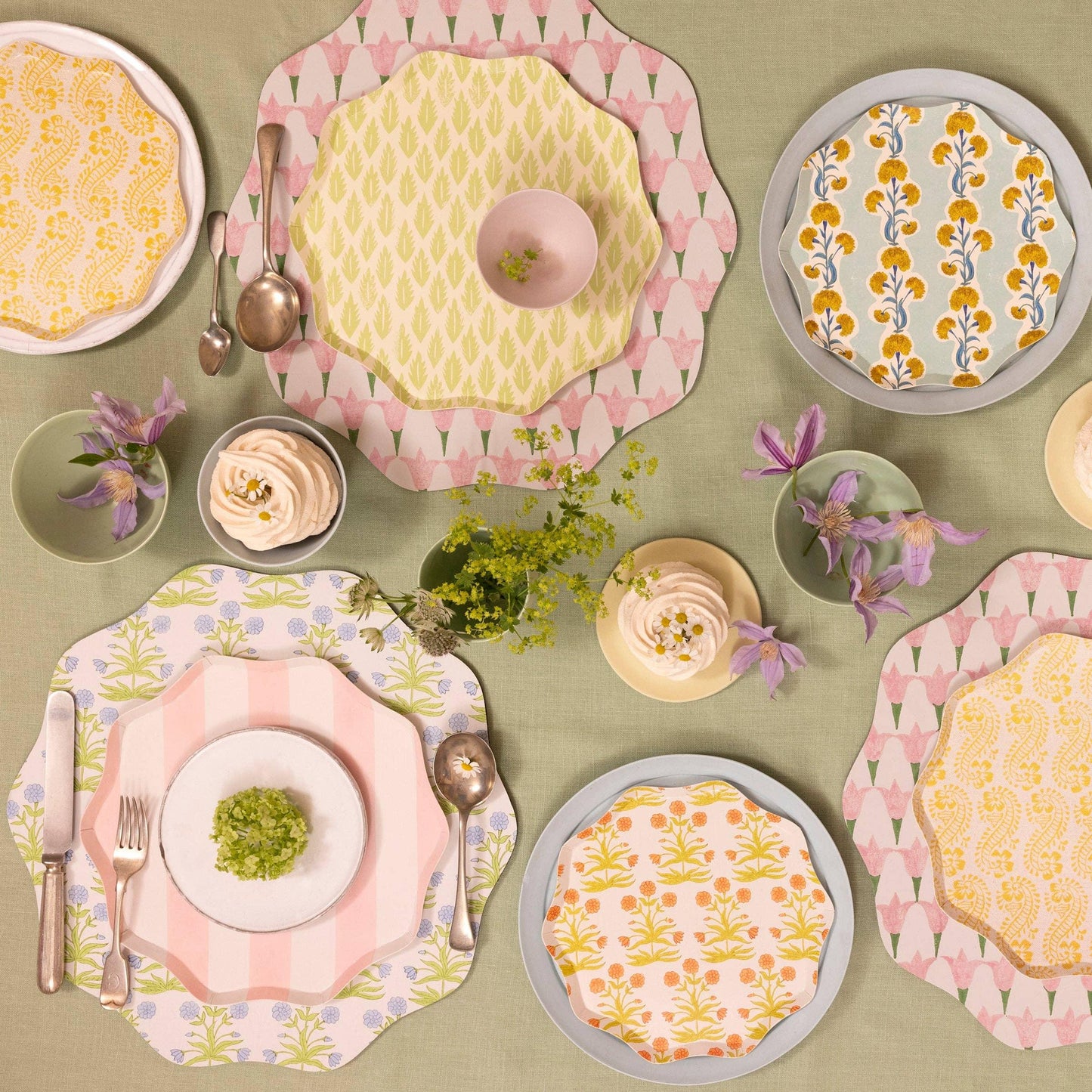 Meri Meri x Molly Mahon Side Plates - Pack of 8