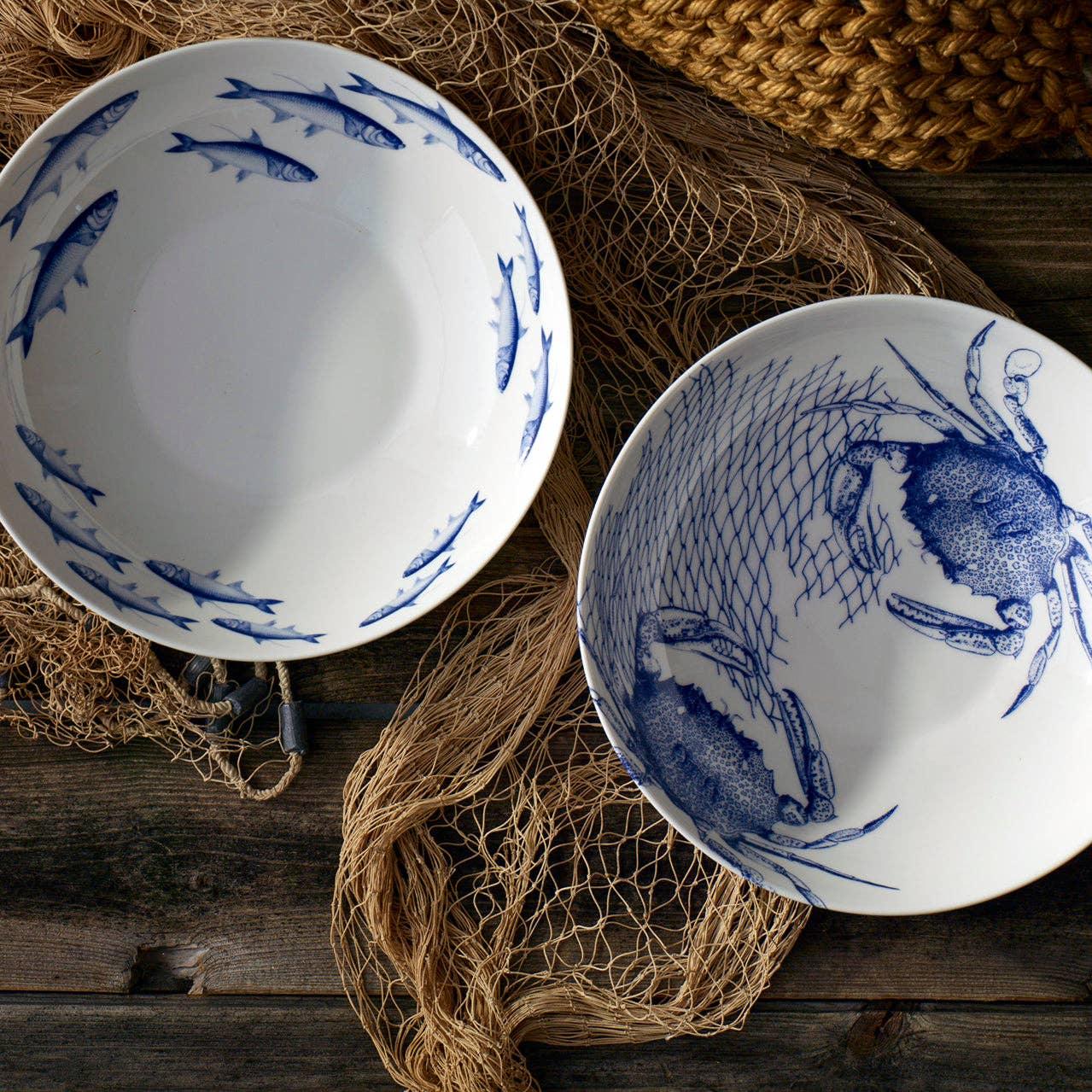 Caskata School of Fish Wide Serving Bowl