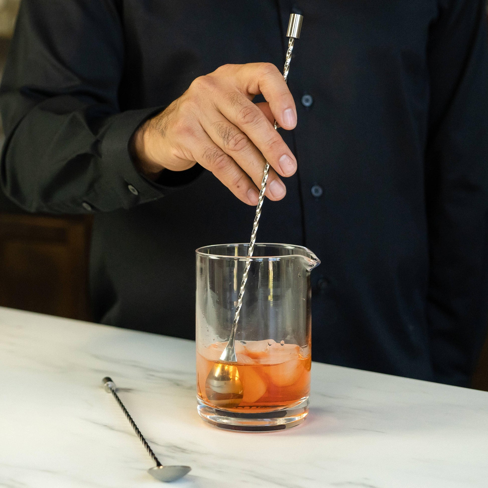 Bar Spoons (Spiral Handle, Set of 2), Stainless - Marcel’s Culinary Experience