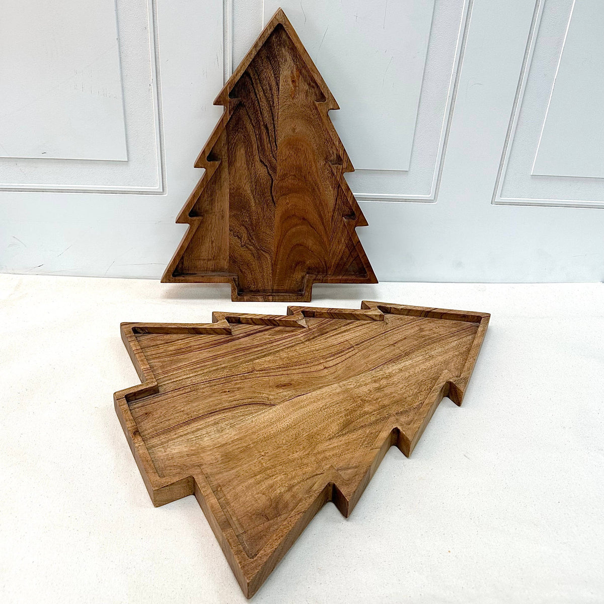 Pine Tree Wooden Serving Platter