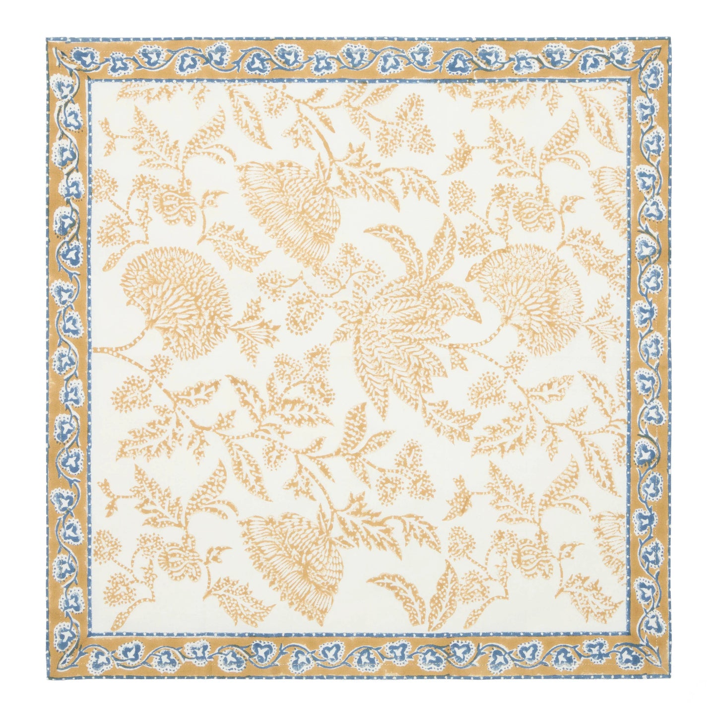 Chloe Blue & Brown Napkins - Set of 4 - Marcel’s Culinary Experience