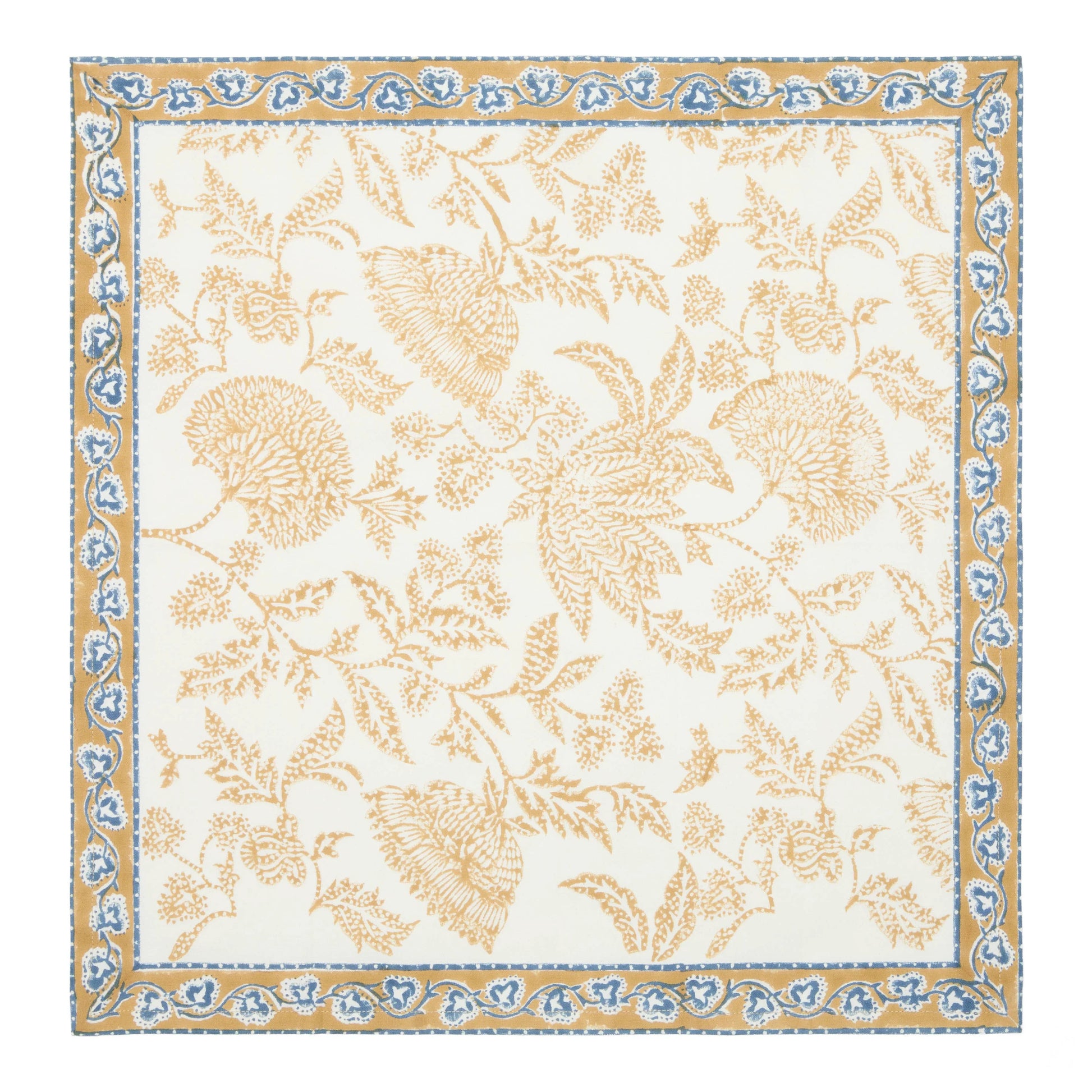 Chloe Blue & Brown Napkins - Set of 4 - Marcel’s Culinary Experience