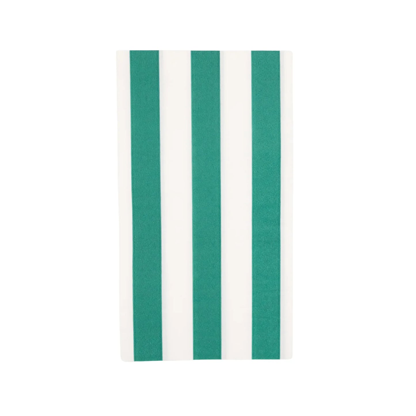 Emerald Green Cabana Stripe Guest Towels - Marcel’s Culinary Experience
