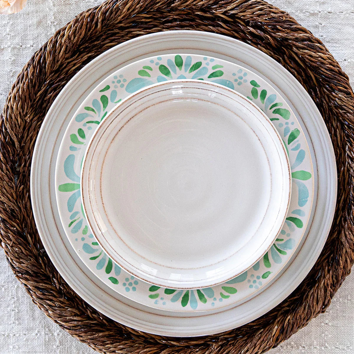 Juliska Bilbao Side/Cocktail Plate - Whitewash
