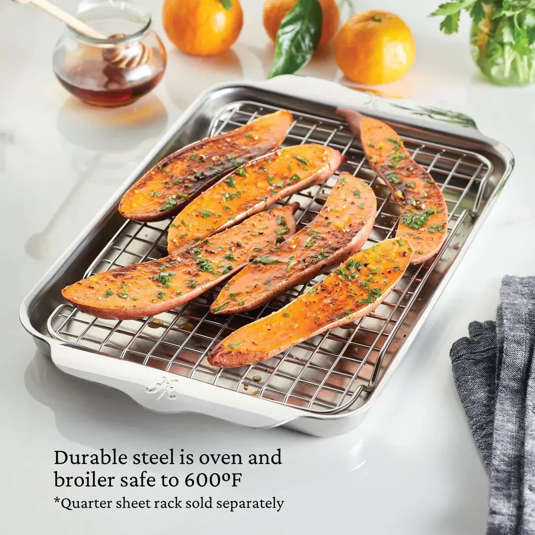 Hestan Provisions OvenBond Stainless-Steel Quarter Sheet Pan - Marcel’s Culinary Experience