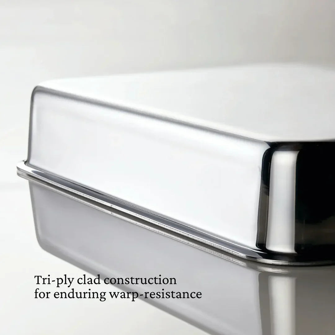 Hestan Provisions OvenBond Stainless-Steel Rectangular Baker 10x7 - Marcel’s Culinary Experience