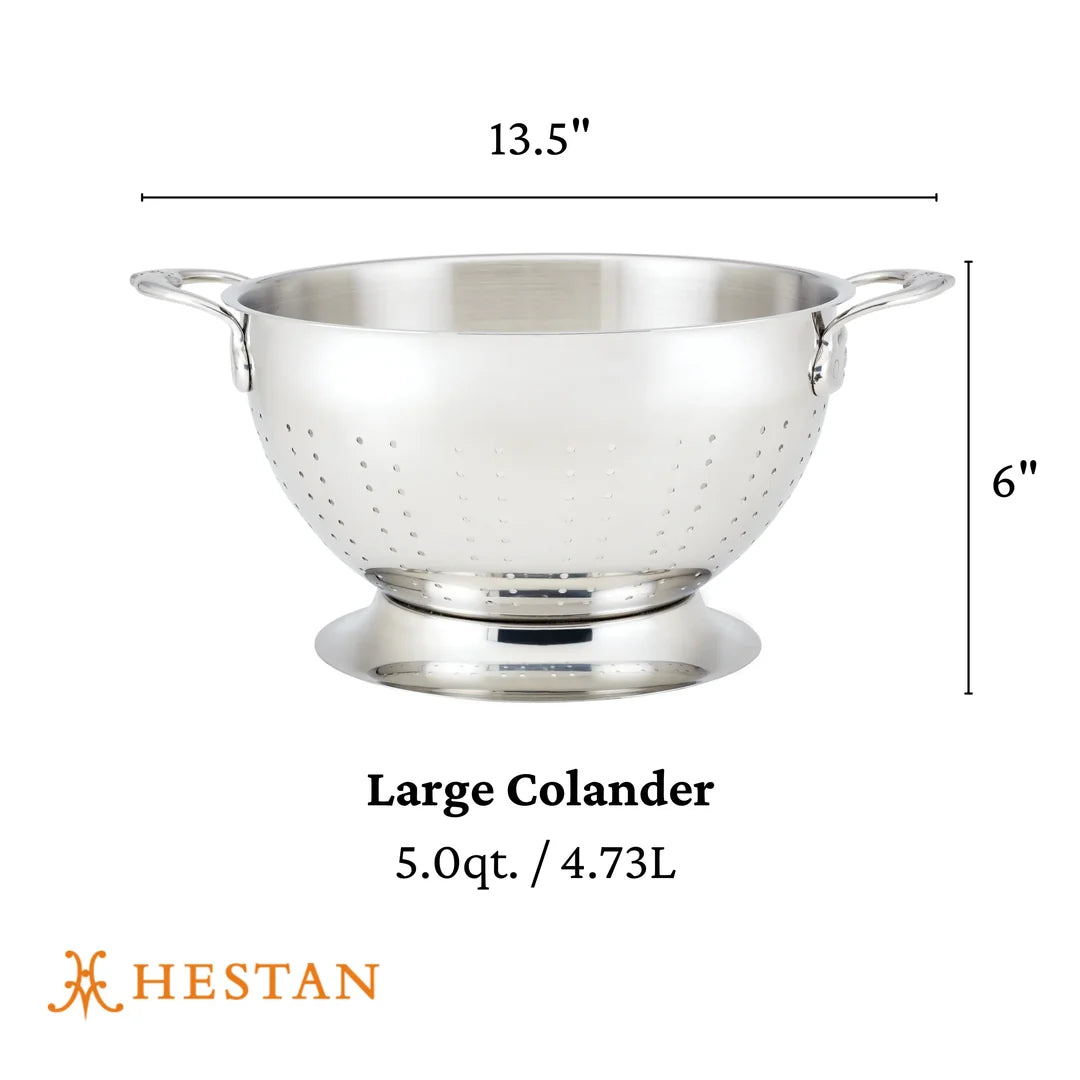 Hestan Provisions Stainless Steel Colander | 5 Quart