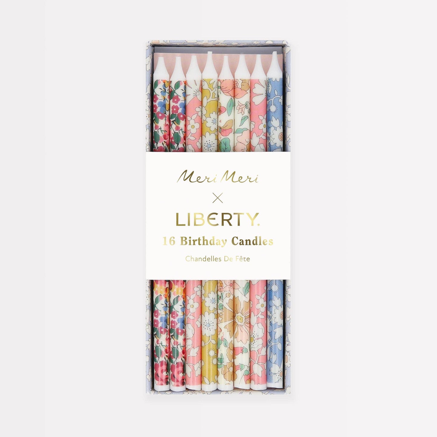 Meri Meri x Liberty Mixed Print Party Candles - Marcel’s Culinary Experience