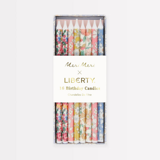 Meri Meri x Liberty Mixed Print Party Candles - Marcel’s Culinary Experience