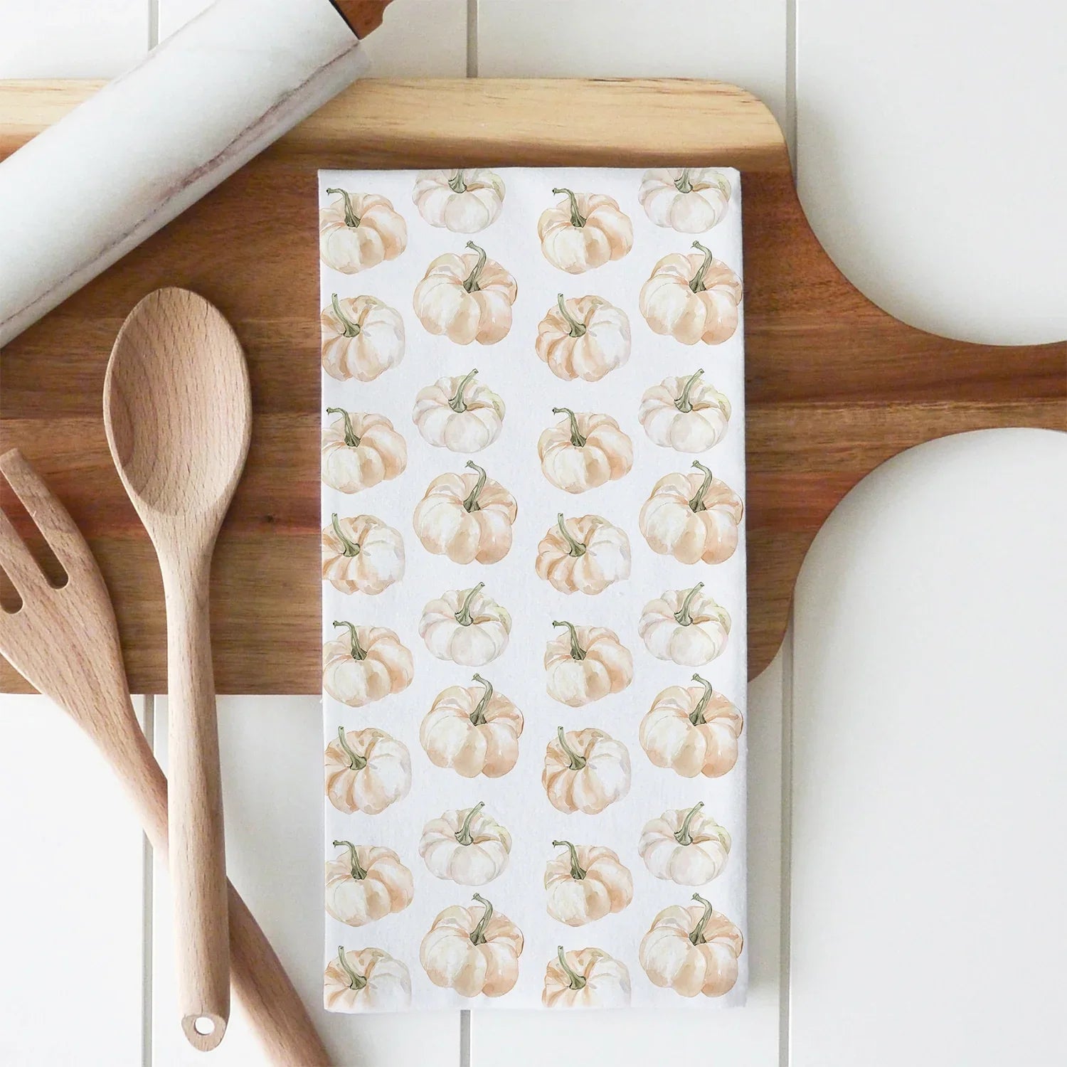 Pumpkin Pattern Tea Towel - Marcel’s Culinary Experience