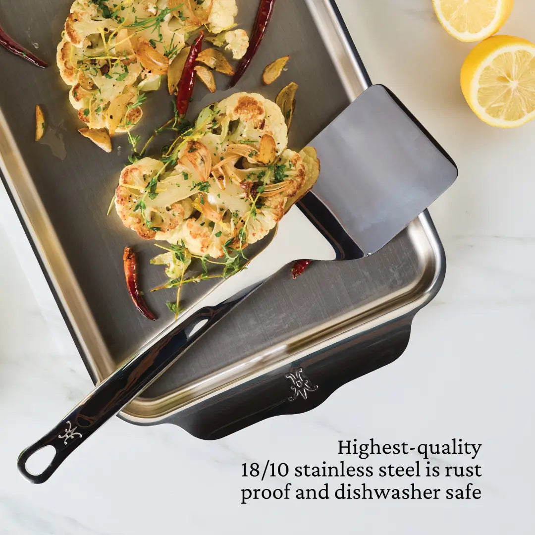 Hestan Provisions Stainless Steel Solid Turner | 13 Inch