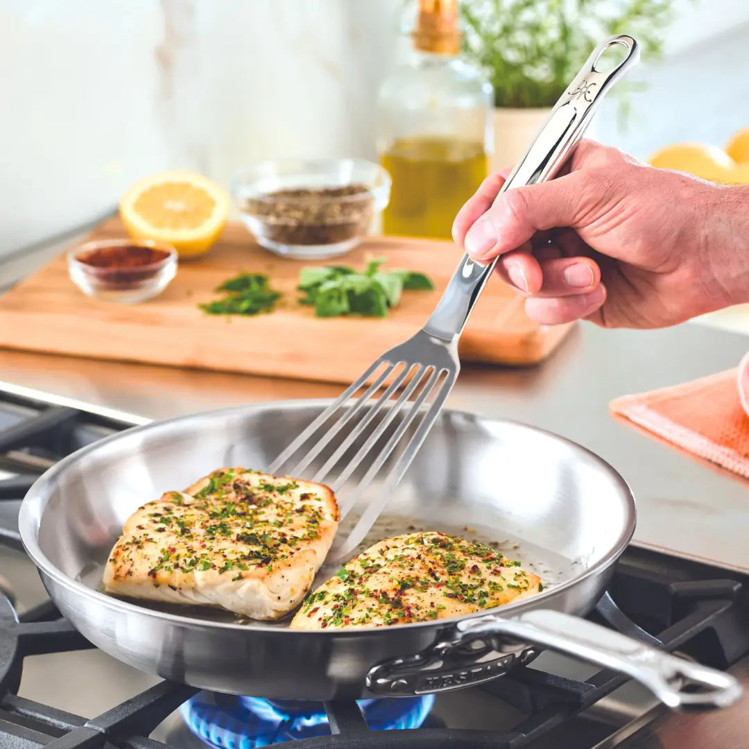 Hestan Provisions Stainless Steel Fish Turner, 13-inch