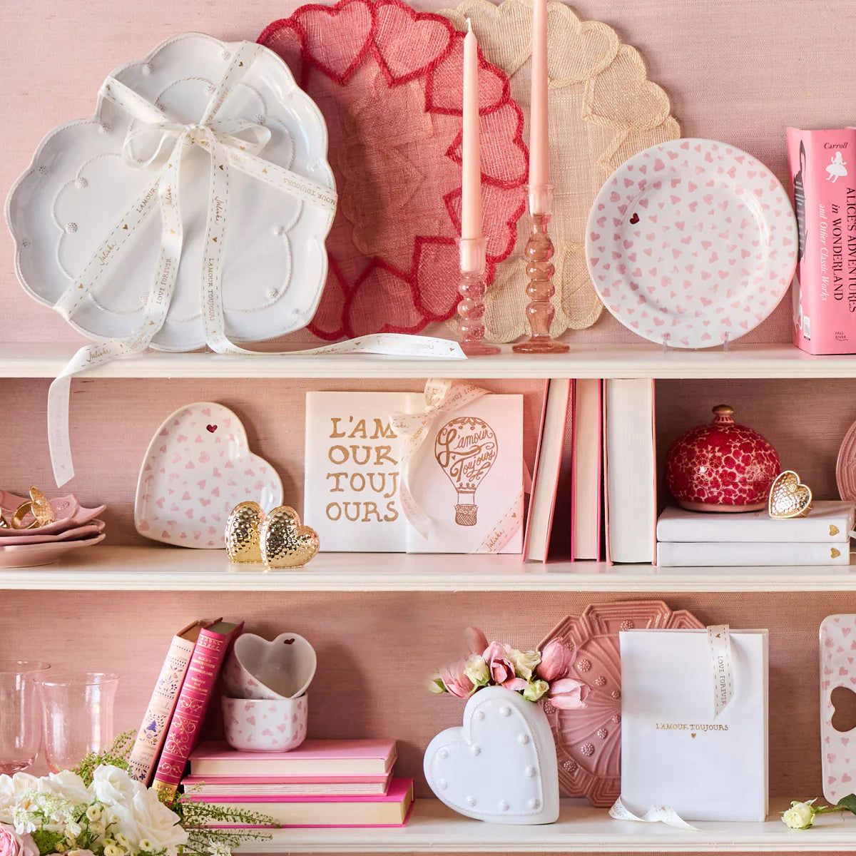 Juliska Berry & Thread 15" Heart Platter