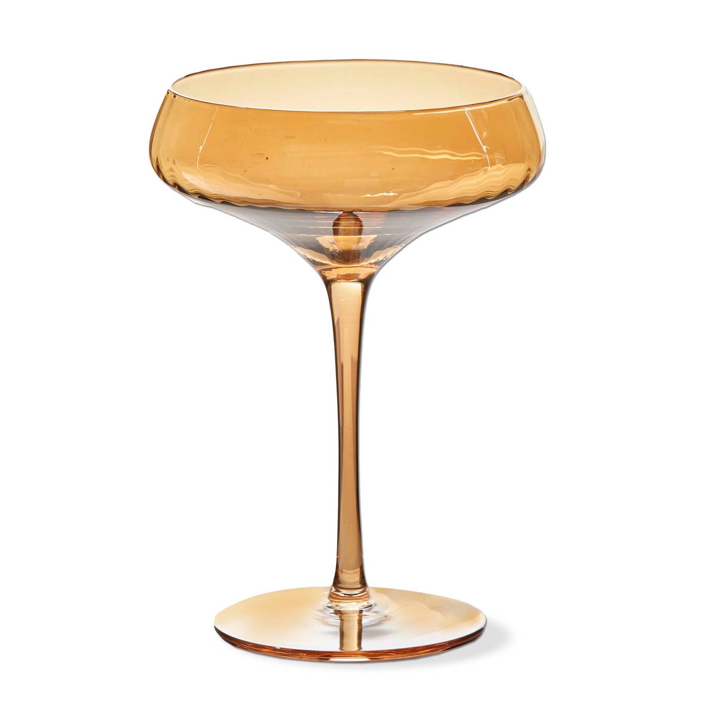 Chelsea Optic Coupe Glass Amber Everyday