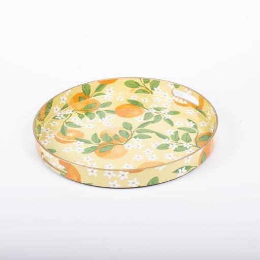 Orange Grove Round Tray - Marcel’s Culinary Experience