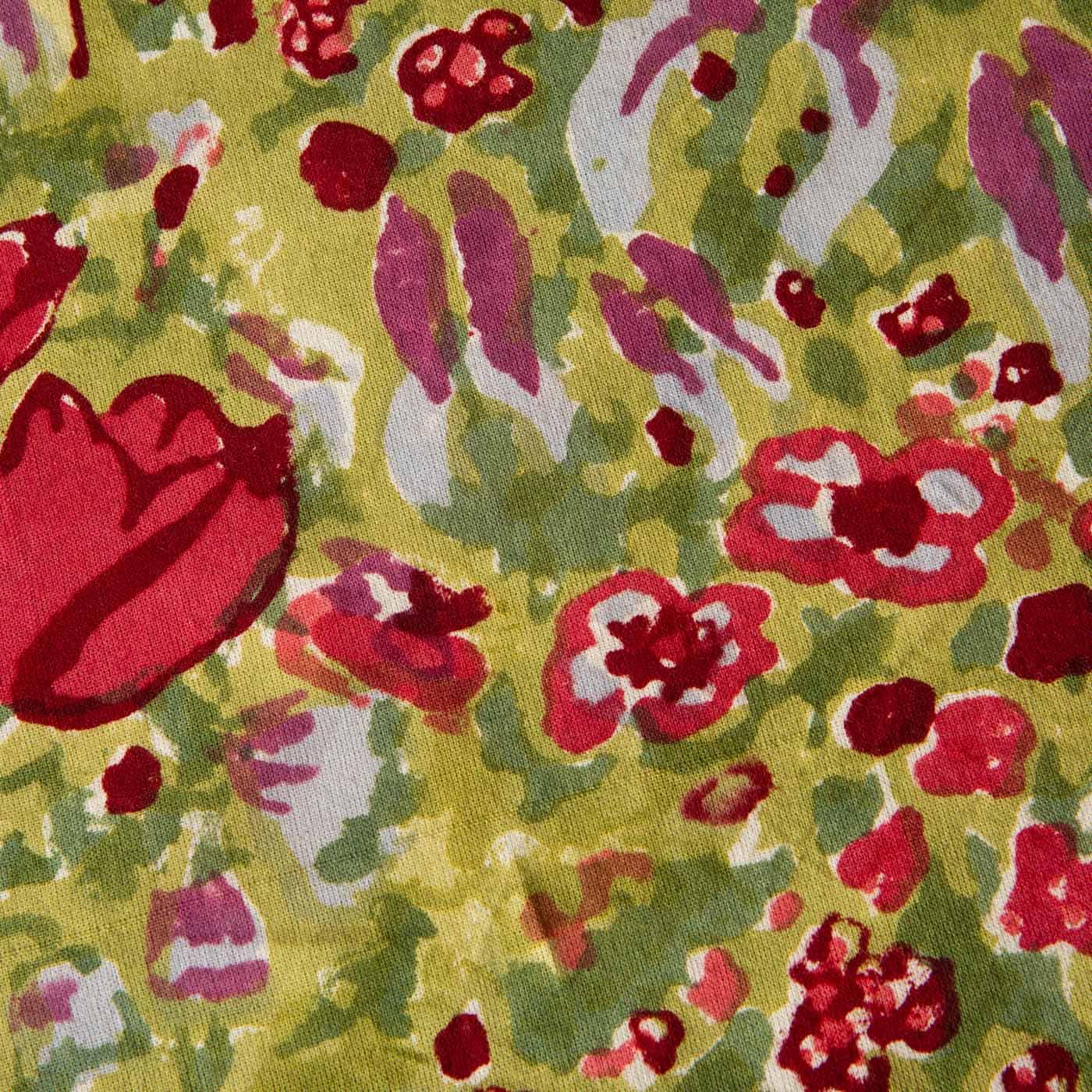 Jardin Red & Green | French Tablecloths - Marcel’s Culinary Experience