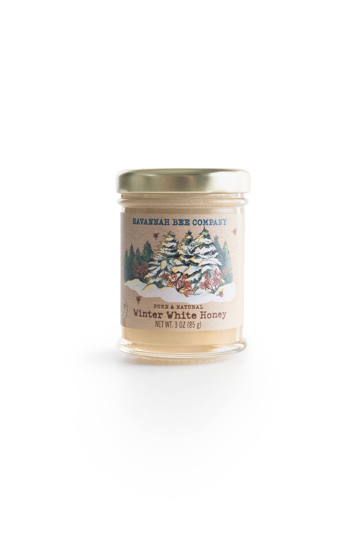 Savannah Bee Winter White Honey, 3 oz