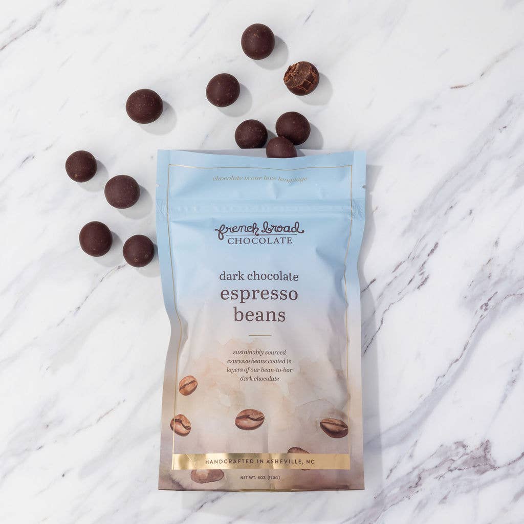 Dark Chocolate-Covered Espresso Beans, 6 oz