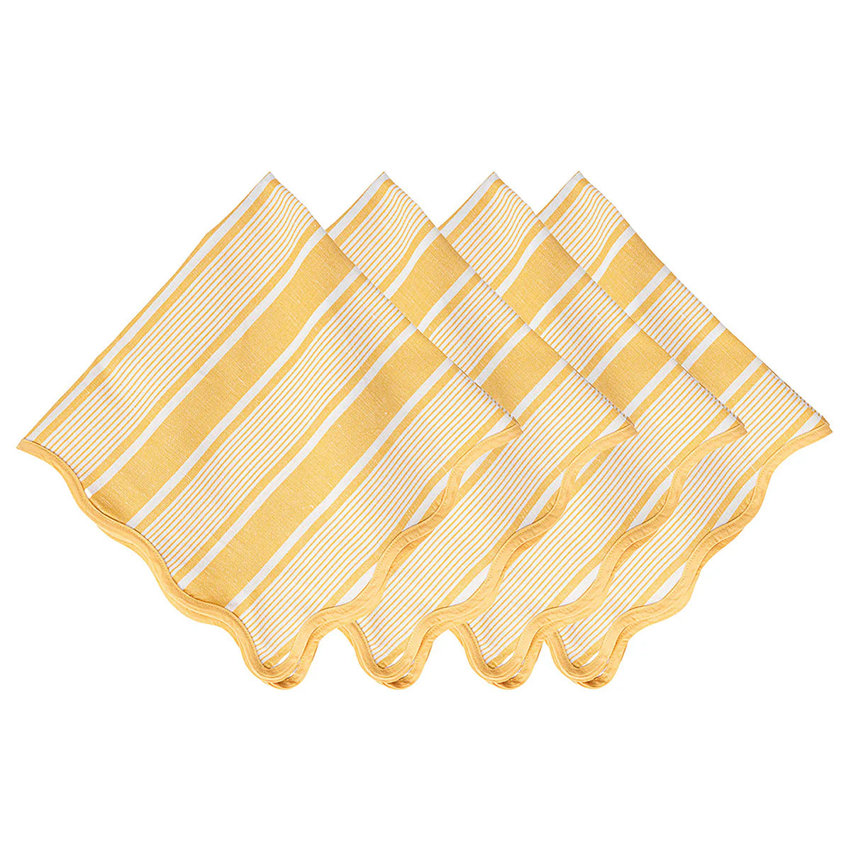 Juliska Cabana Stripe Napkin Set/4 - Sunshine
