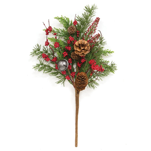 Joyful Mixed Pine & Pepperberry Spray - 18" - Marcel’s Culinary Experience