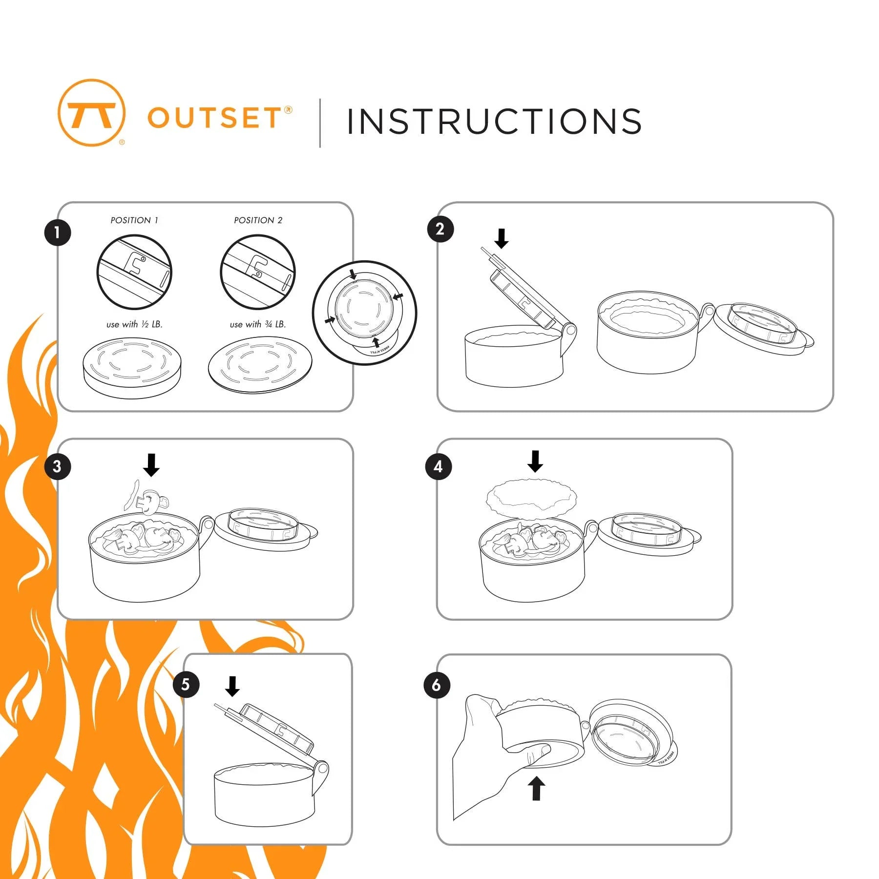 Burger Stuffer, Black, 4.5" x 2" - Marcel’s Culinary Experience