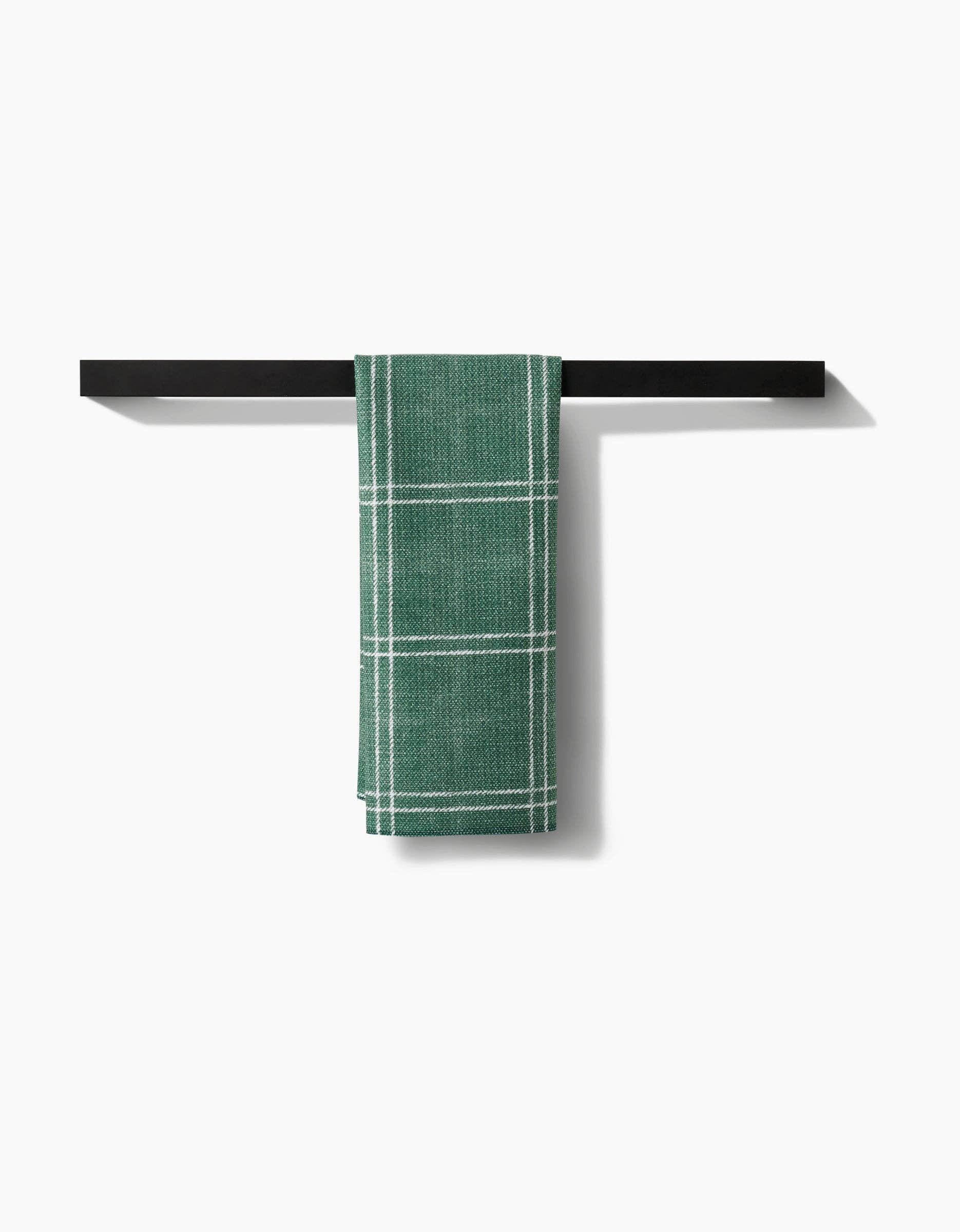 Geometry Pine Forest Plaid Tea Towel - Marcel’s Culinary Experience