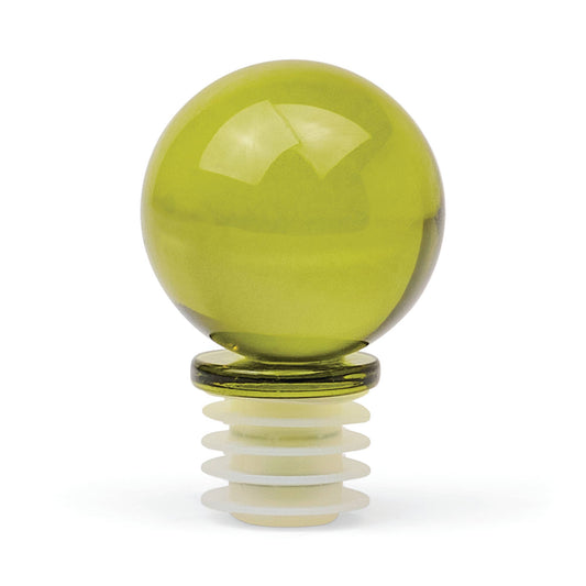 The Moony Glass Bottle Stopper - Olive