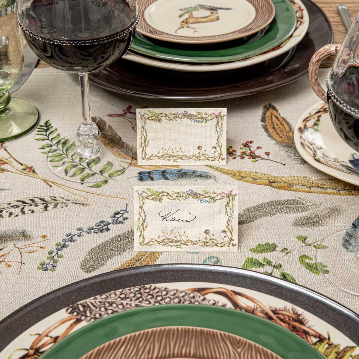 Juliska Forest Walk Place Card Set/12