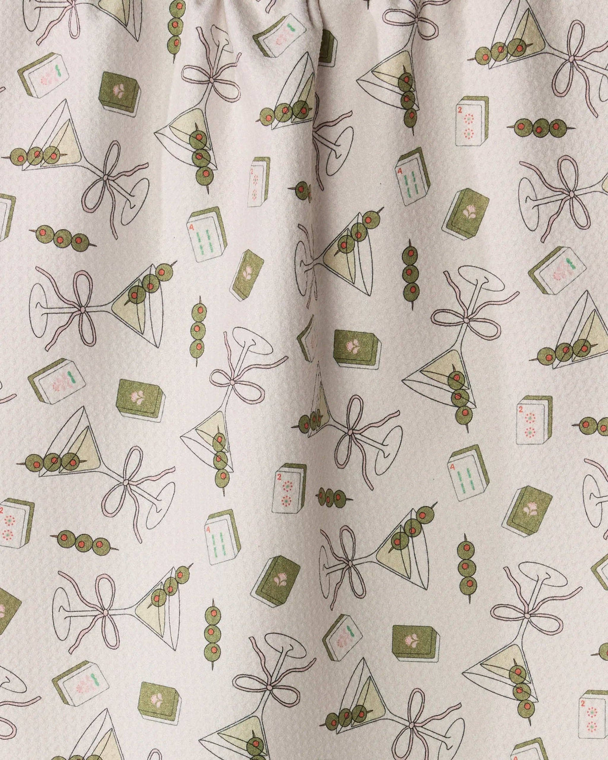 Martini Tiles Tea Towel