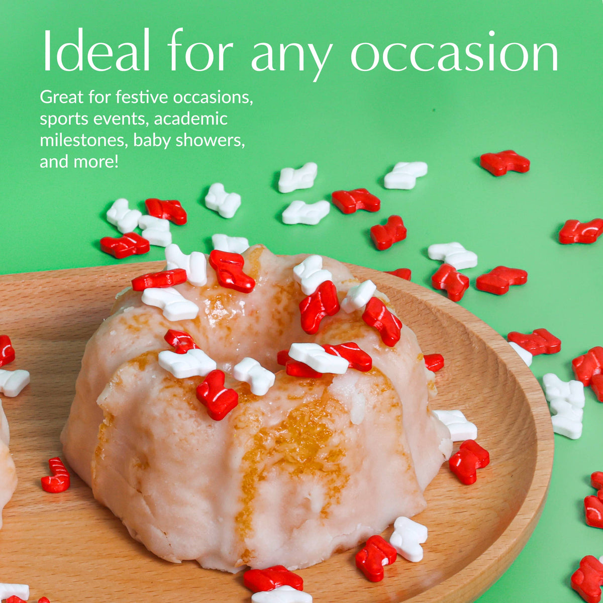 Sprinklemania Santa Boots Sprinkles, 3.5 oz Cube